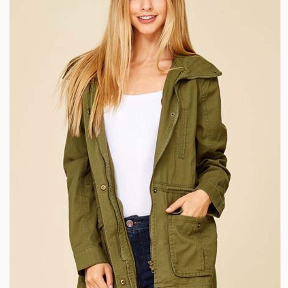 Blu Pepper jacket. Olive color
